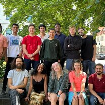 After brunch with the team